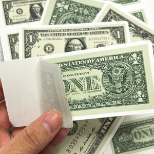 Math One-dollar Bill Stickers $1