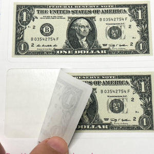 Math One-dollar Bill Stickers $1