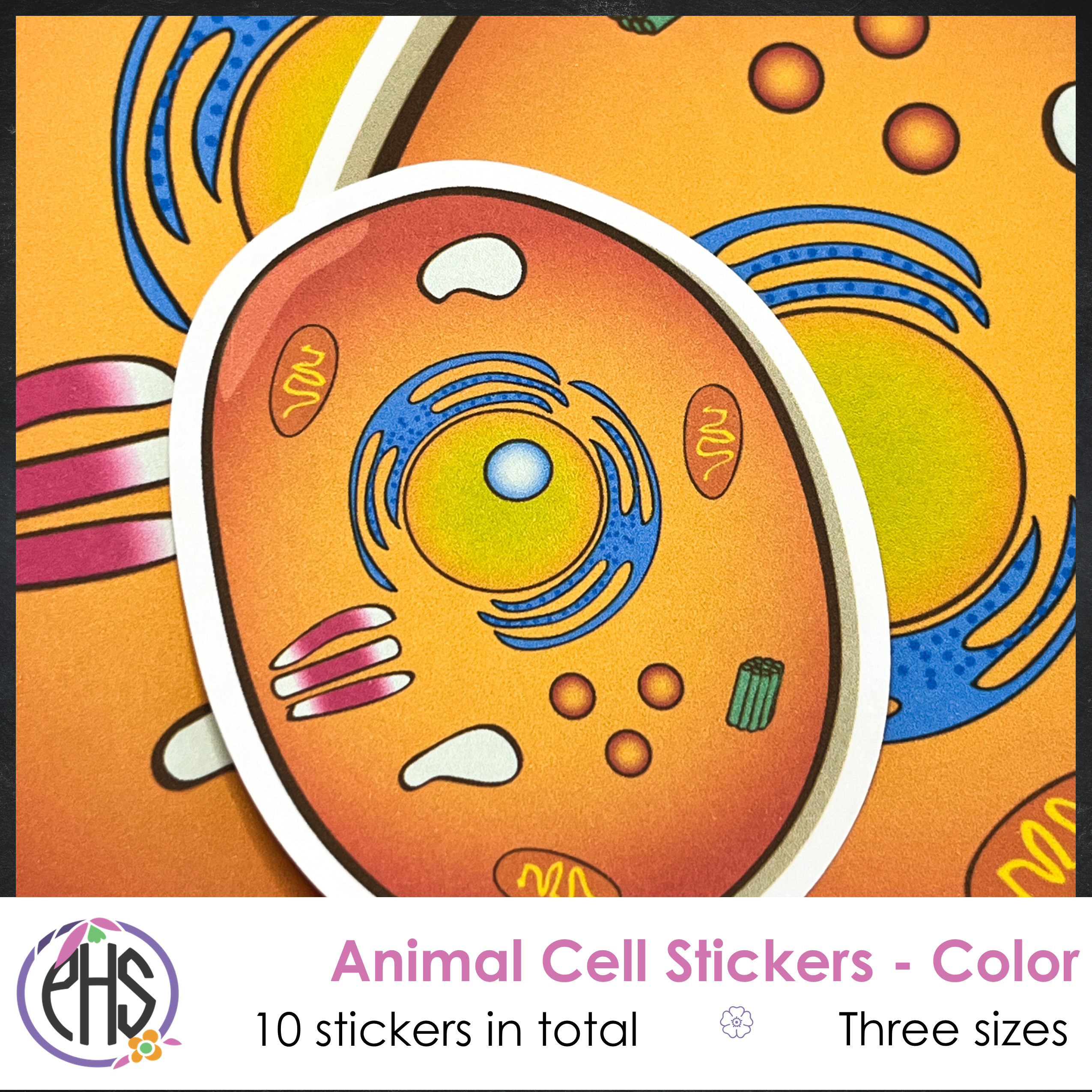 Animal Cell Stickers