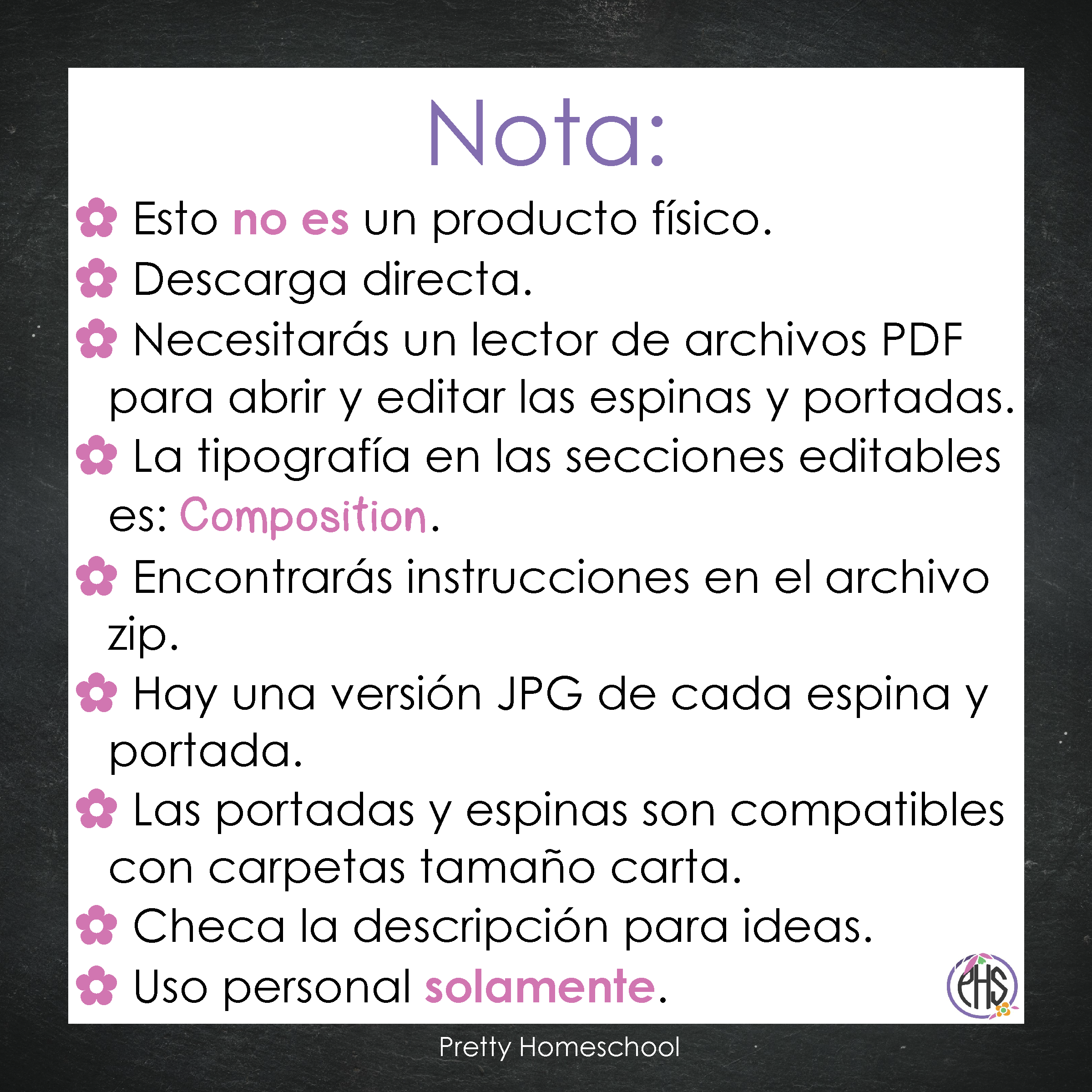 Portadas y espinas para carpetas - Editable / Imprimible - Suculentas