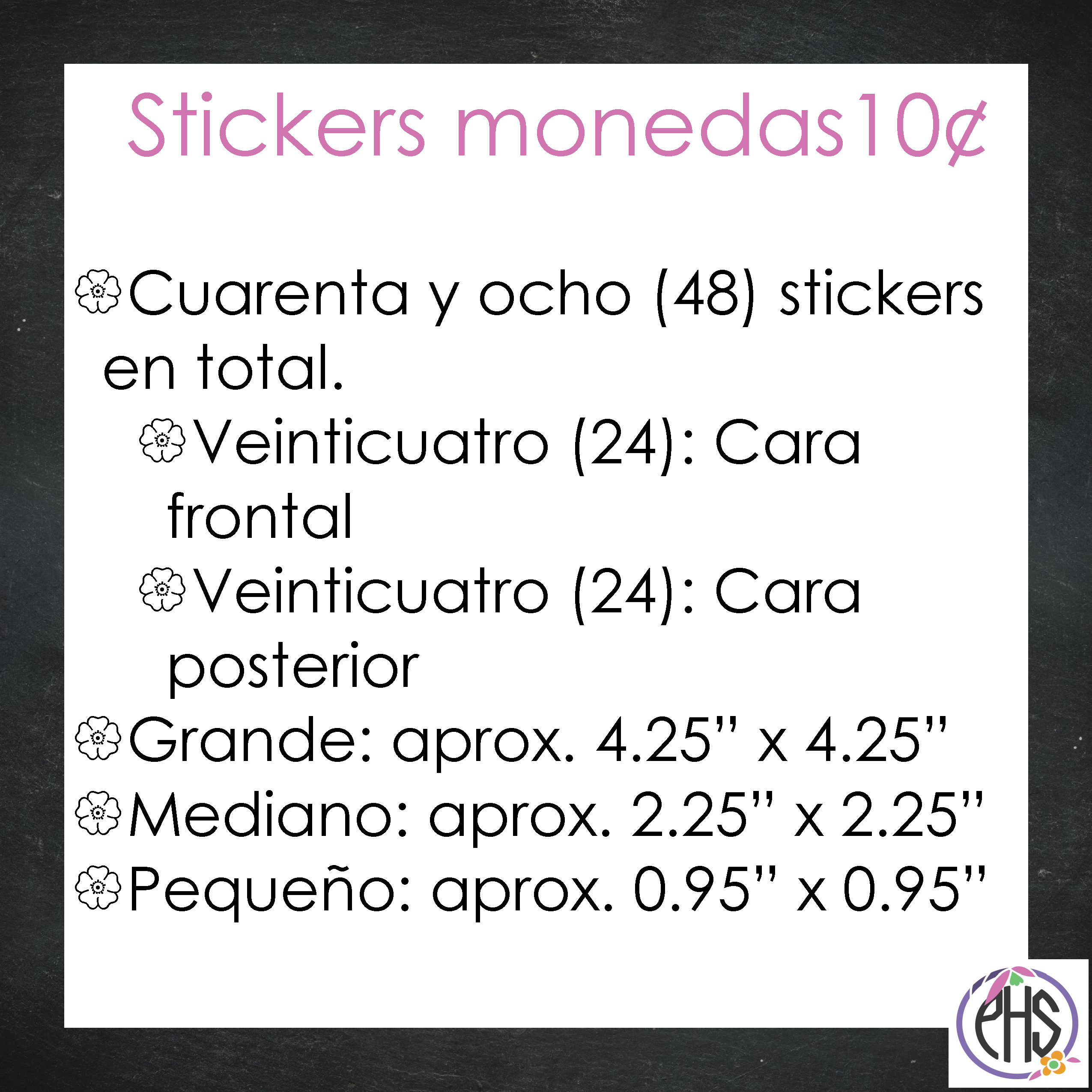 Stickers Monedas de diez centavos 10¢