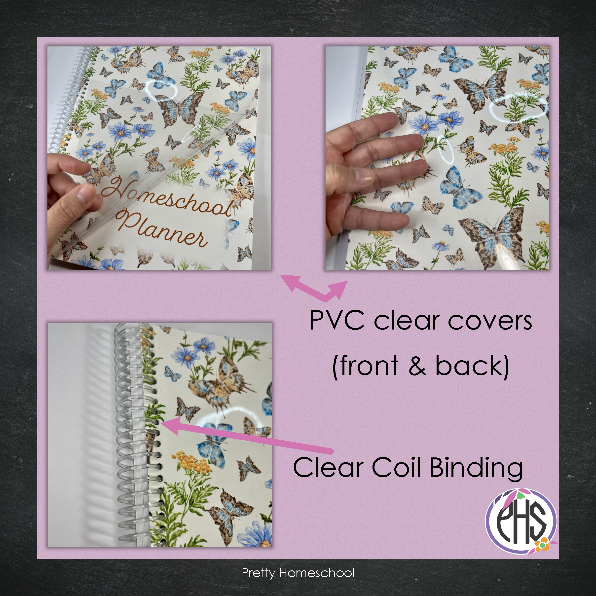 Homeschool Planner / Daily or Weekly Planning / Printed or Spiral Bound / Forest