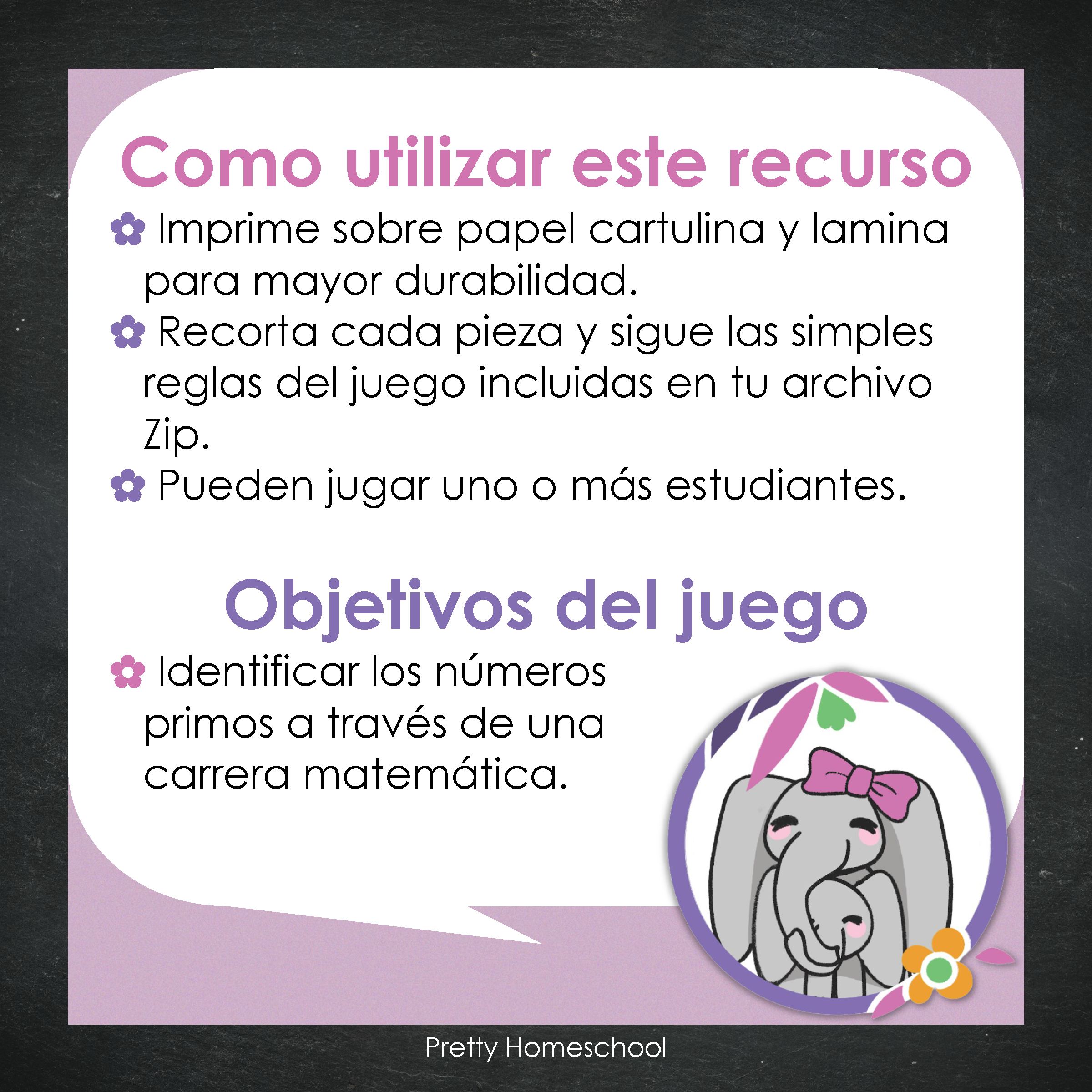 Juego de Matemáticas: Números Primos | PDF Imprimible | Divertido y Educativo