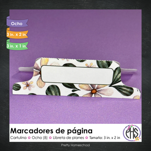 Marcadores de página: Libreta de planes: Forest