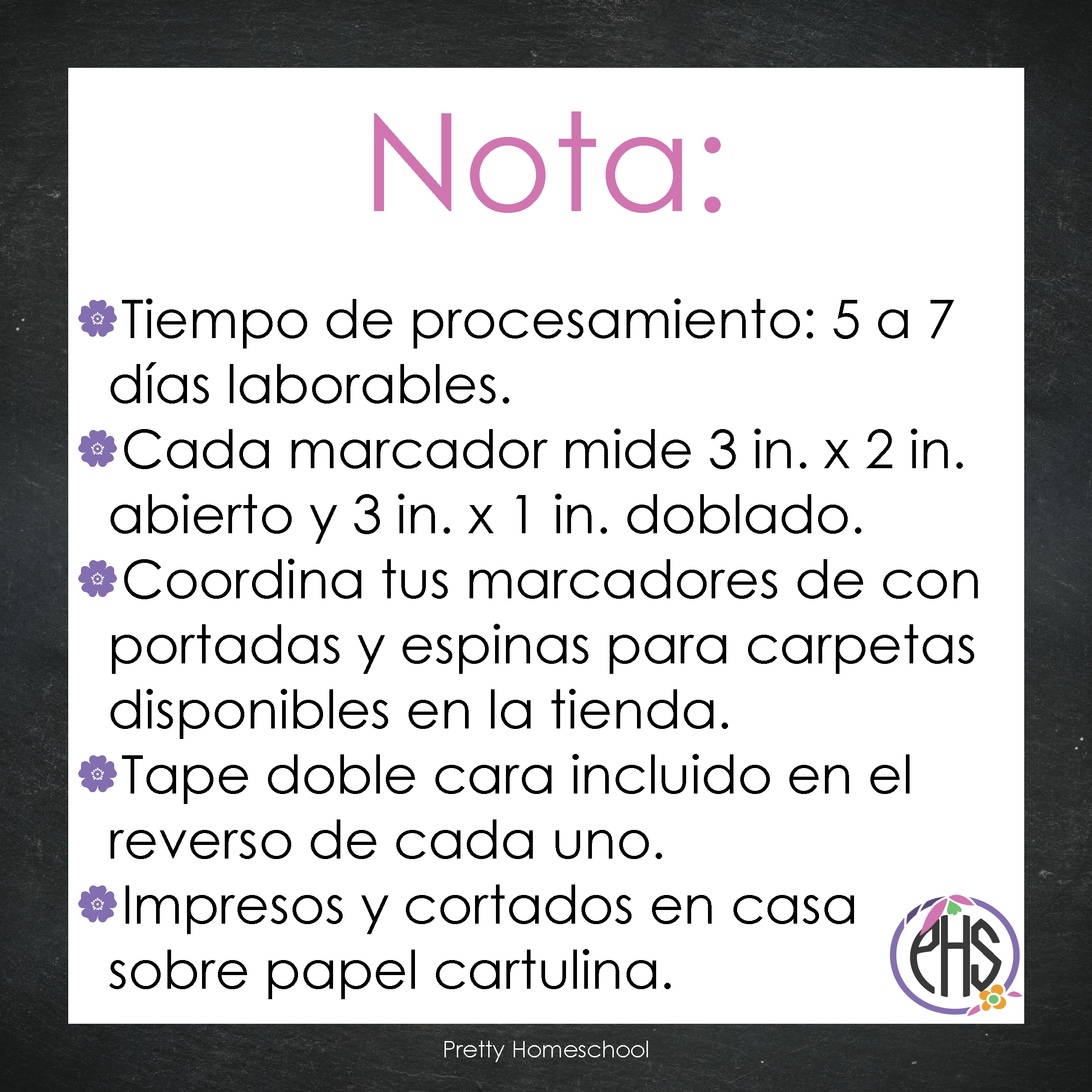 Marcadores de página: Libreta de planes: Blush Pink