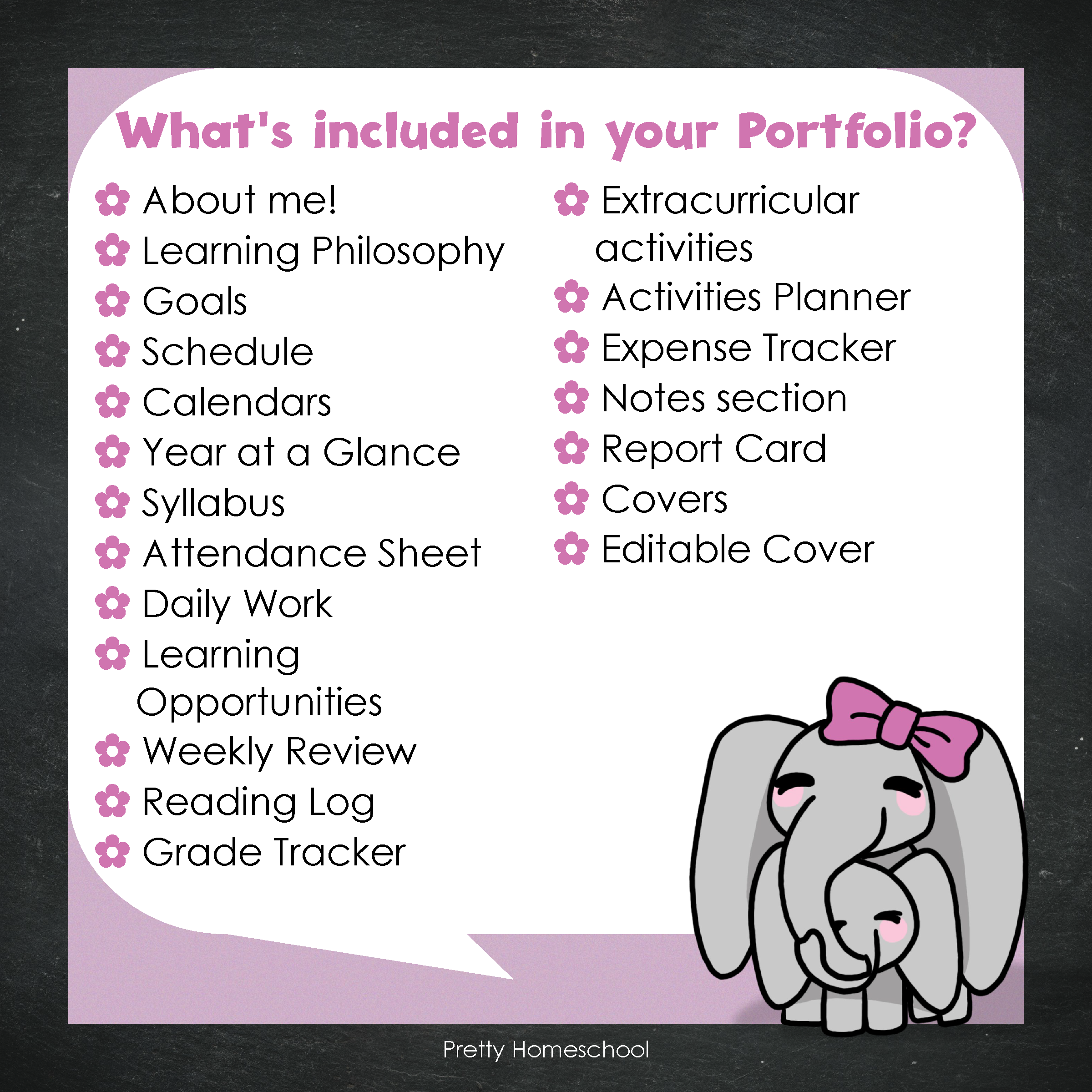 Printable Homeschool Portfolio 2025–2026 | End-of-Year Homeschool Binder | Homeschool Record Keeping