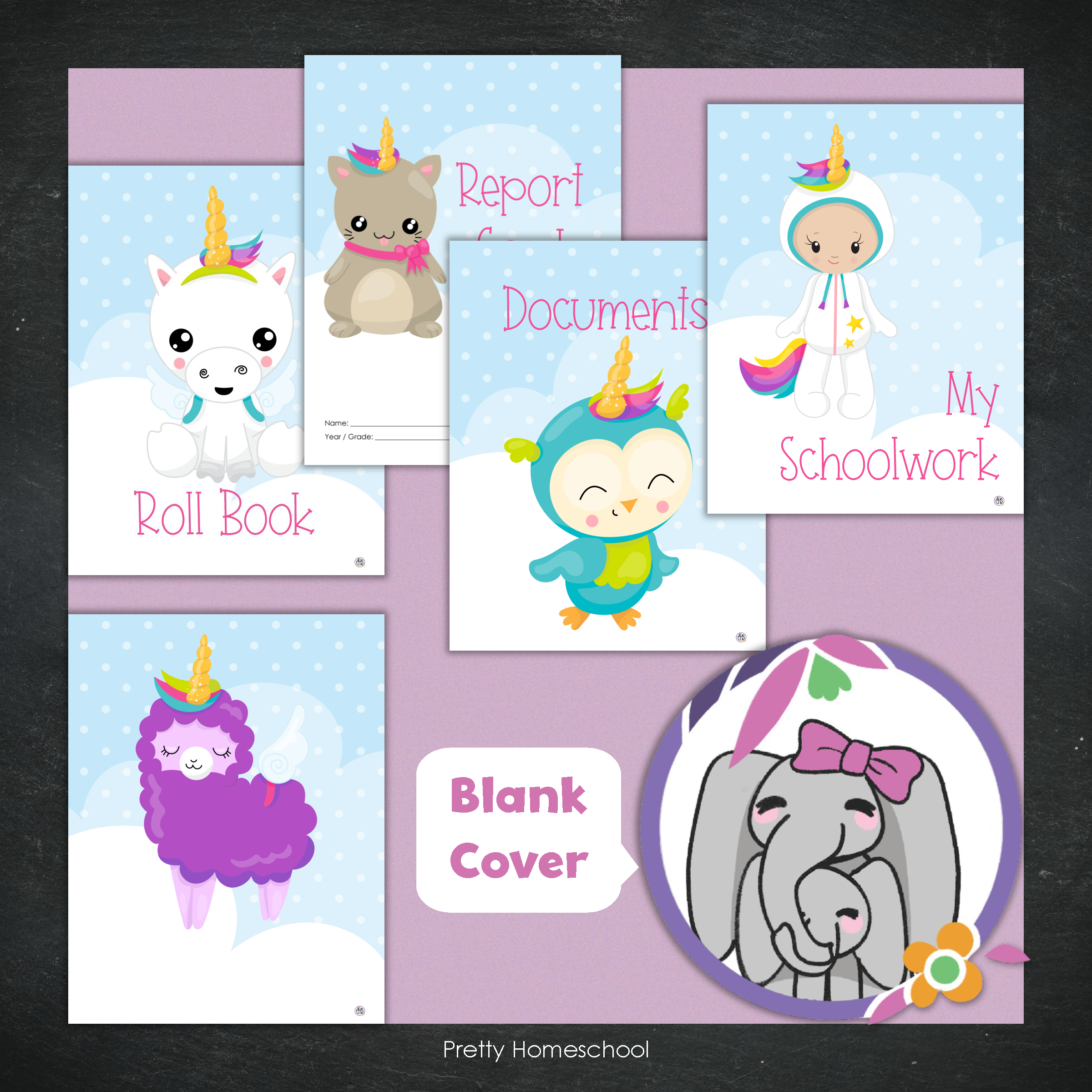Printed Homeschool Portfolio 2025–2026 | Record Keeping & End-of-Year Binder for Homeschool Organization