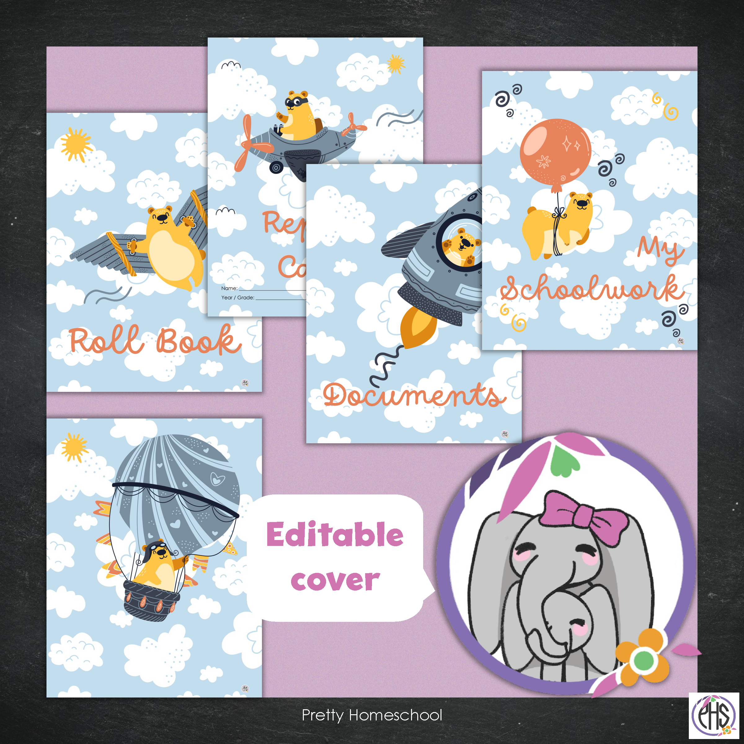 Printable Homeschool Portfolio 2025–2026 | End-of-Year Homeschool Binder | Homeschool Record Keeping