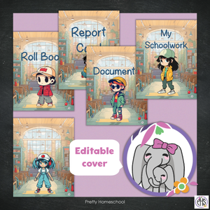 Printable Homeschool Portfolio 2025–2026 | End-of-Year Homeschool Binder | Homeschool Record Keeping