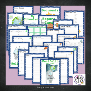 Printable Homeschool Portfolio 2025–2026 | End-of-Year Homeschool Binder | Homeschool Record Keeping
