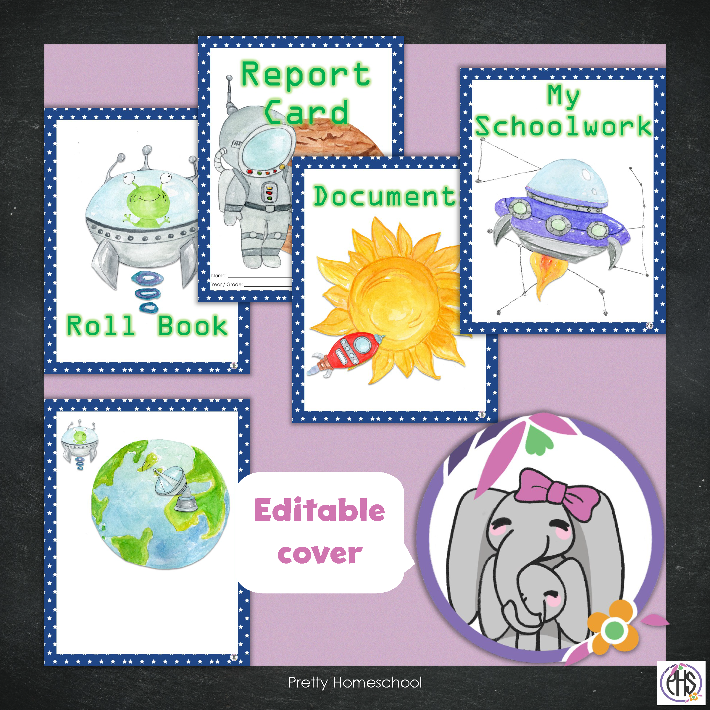 Printable Homeschool Portfolio 2025–2026 | End-of-Year Homeschool Binder | Homeschool Record Keeping