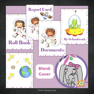Printed Homeschool Portfolio 2025–2026 | Record Keeping & End-of-Year Binder for Homeschool Organization
