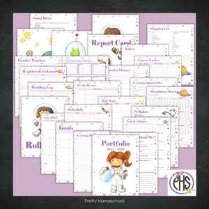 Printable Homeschool Portfolio 2025–2026 | End-of-Year Homeschool Binder | Homeschool Record Keeping