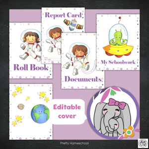 Printable Homeschool Portfolio 2025–2026 | End-of-Year Homeschool Binder | Homeschool Record Keeping