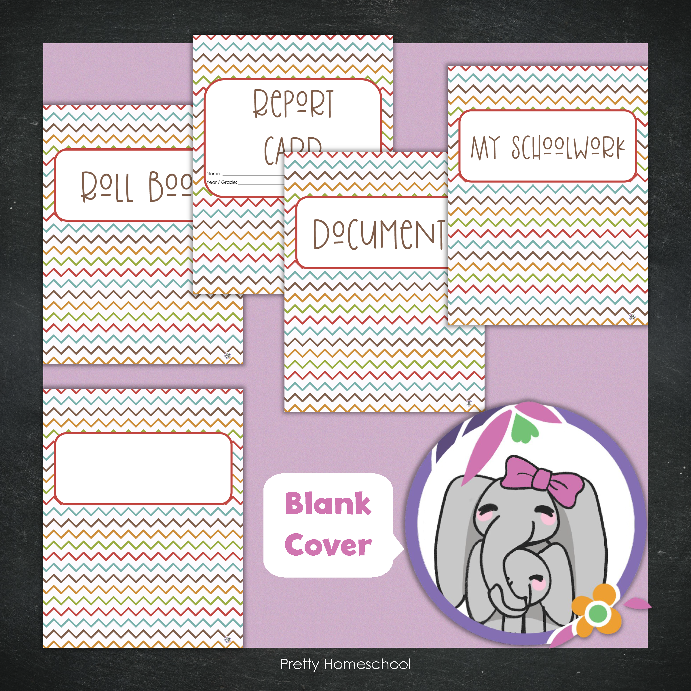 Printed Homeschool Portfolio 2025–2026 | Record Keeping & End-of-Year Binder for Homeschool Organization