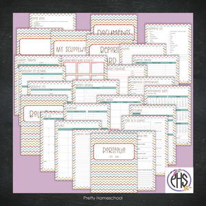 Printable Homeschool Portfolio 2025–2026 | End-of-Year Homeschool Binder | Homeschool Record Keeping