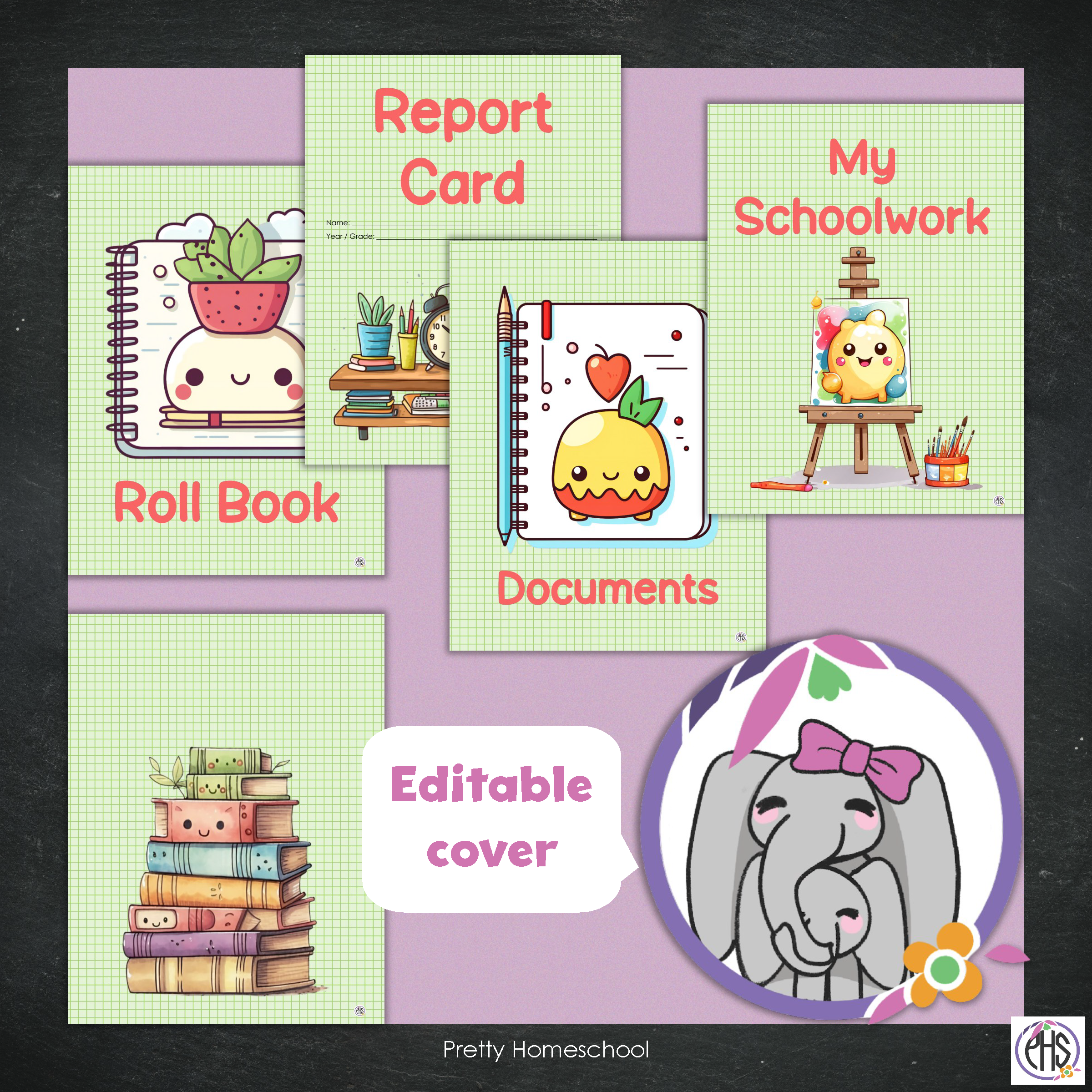 Printable Homeschool Portfolio 2025–2026 | End-of-Year Homeschool Binder | Homeschool Record Keeping