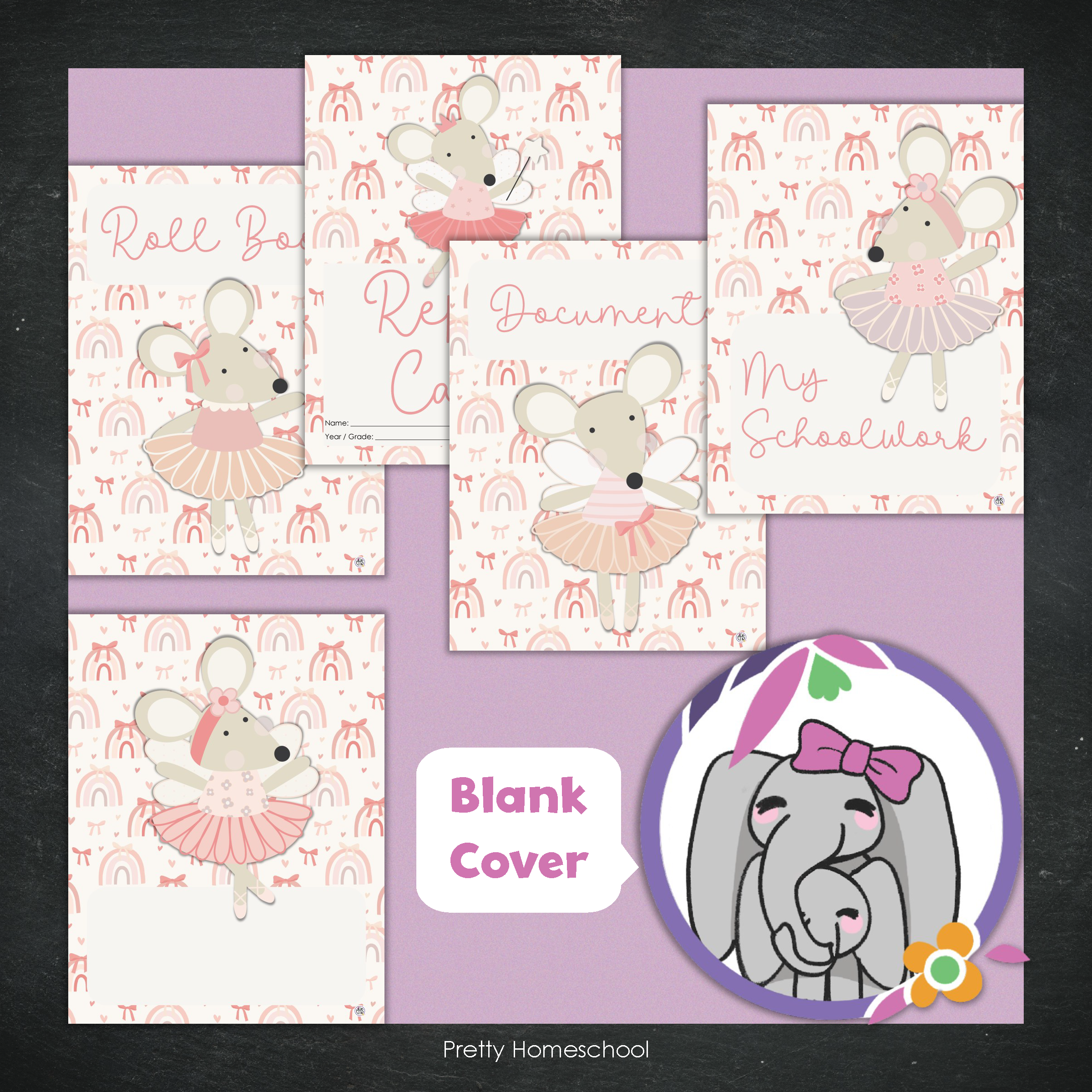 Printed Homeschool Portfolio 2025–2026 | Record Keeping & End-of-Year Binder for Homeschool Organization