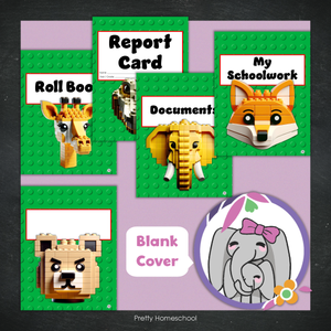 Printed Homeschool Portfolio 2025–2026 | Record Keeping & End-of-Year Binder for Homeschool Organization