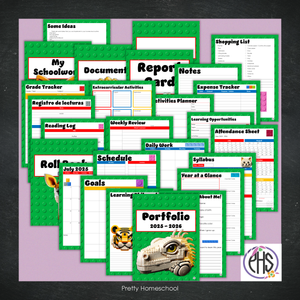 Printable Homeschool Portfolio 2025–2026 | End-of-Year Homeschool Binder | Homeschool Record Keeping