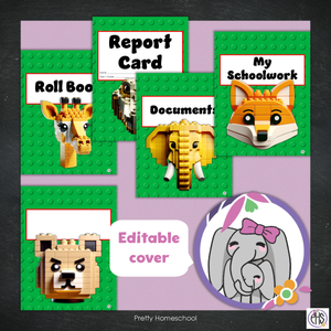 Printable Homeschool Portfolio 2025–2026 | End-of-Year Homeschool Binder | Homeschool Record Keeping
