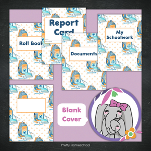 Printed Homeschool Portfolio 2025–2026 | Record Keeping & End-of-Year Binder for Homeschool Organization