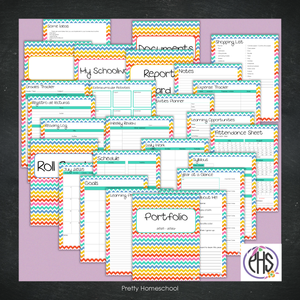 Printable Homeschool Portfolio 2025–2026 | End-of-Year Homeschool Binder | Homeschool Record Keeping