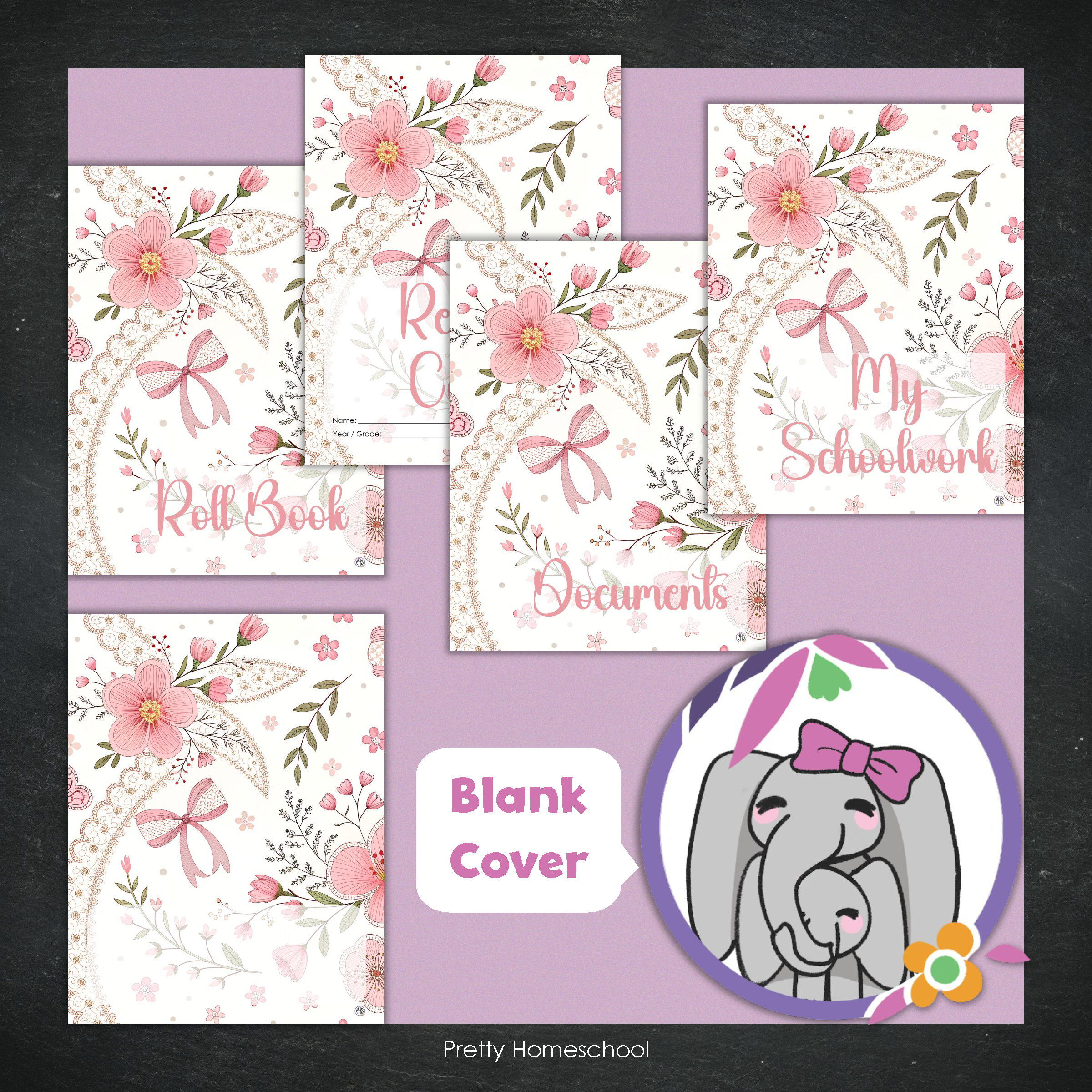 Printed Homeschool Portfolio 2025–2026 | Record Keeping & End-of-Year Binder for Homeschool Organization