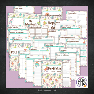 Printable Homeschool Portfolio 2025–2026 | End-of-Year Homeschool Binder | Homeschool Record Keeping