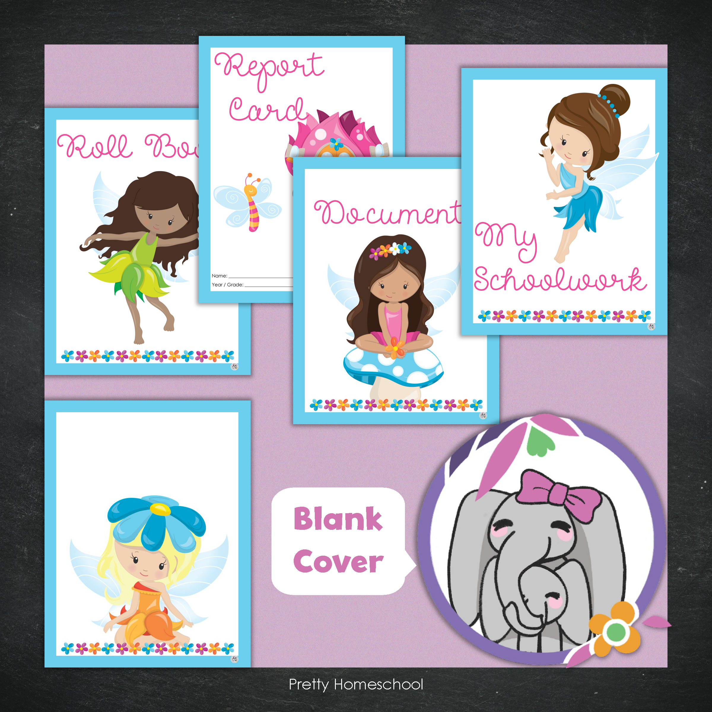 Printed Homeschool Portfolio 2025–2026 | Record Keeping & End-of-Year Binder for Homeschool Organization