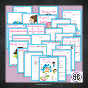 Printable Homeschool Portfolio 2025–2026 | End-of-Year Homeschool Binder | Homeschool Record Keeping