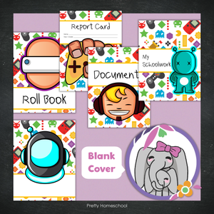 Printed Homeschool Portfolio 2025–2026 | Record Keeping & End-of-Year Binder for Homeschool Organization