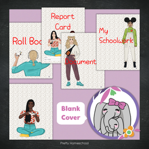 Printed Homeschool Portfolio 2025–2026 | Record Keeping & End-of-Year Binder for Homeschool Organization