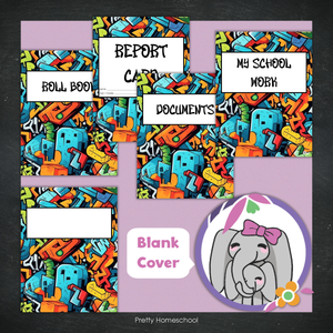 Printed Homeschool Portfolio 2025–2026 | Record Keeping & End-of-Year Binder for Homeschool Organization