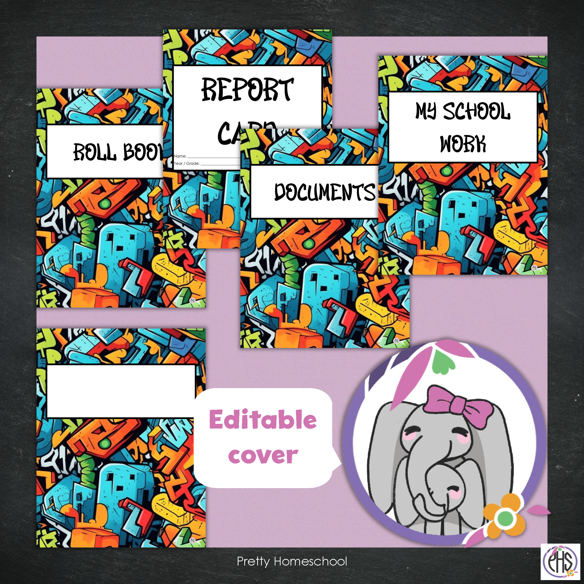 Printable Homeschool Portfolio 2025–2026 | End-of-Year Homeschool Binder | Homeschool Record Keeping