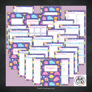Printable Homeschool Portfolio 2025–2026 | End-of-Year Homeschool Binder | Homeschool Record Keeping