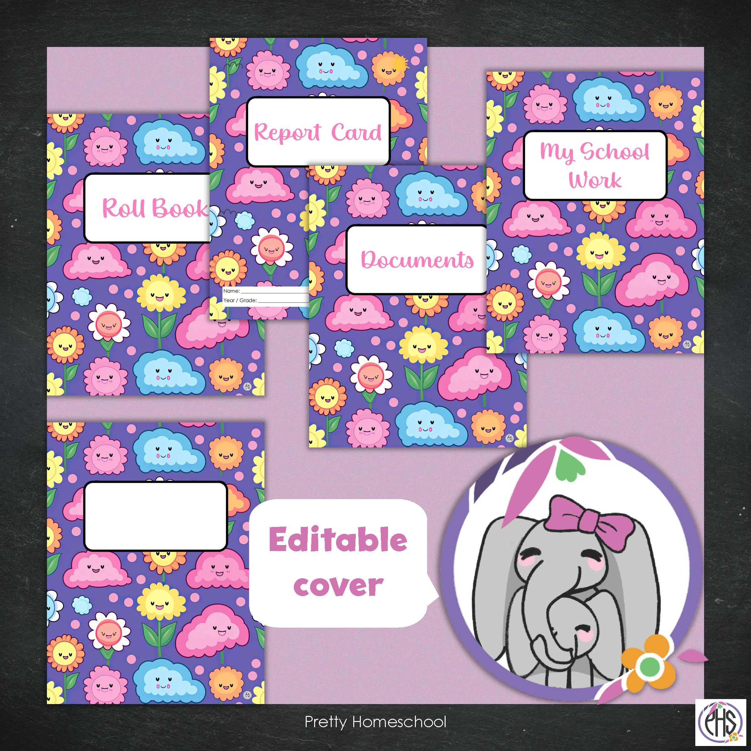 Printable Homeschool Portfolio 2025–2026 | End-of-Year Homeschool Binder | Homeschool Record Keeping