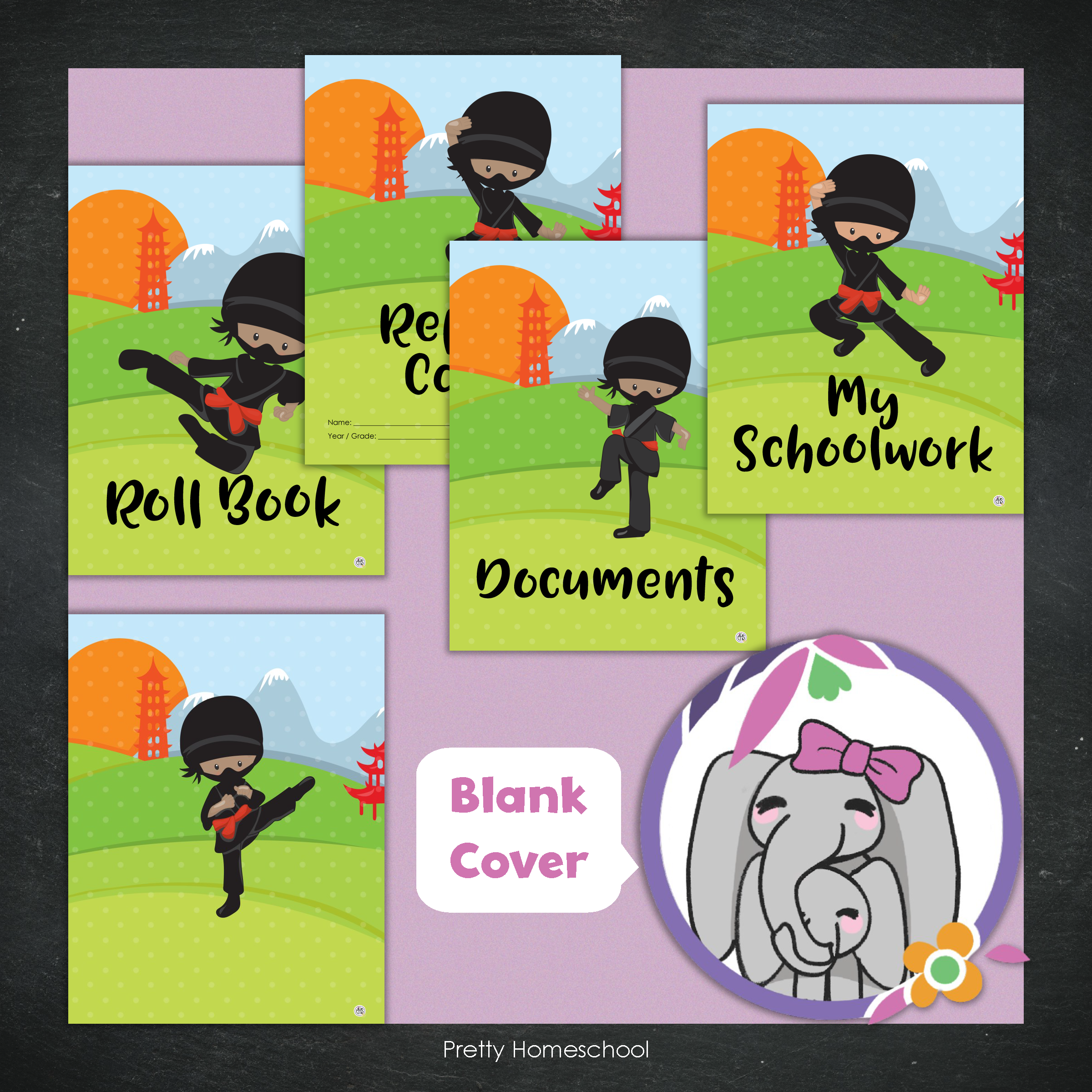 Printed Homeschool Portfolio 2025–2026 | Record Keeping & End-of-Year Binder for Homeschool Organization