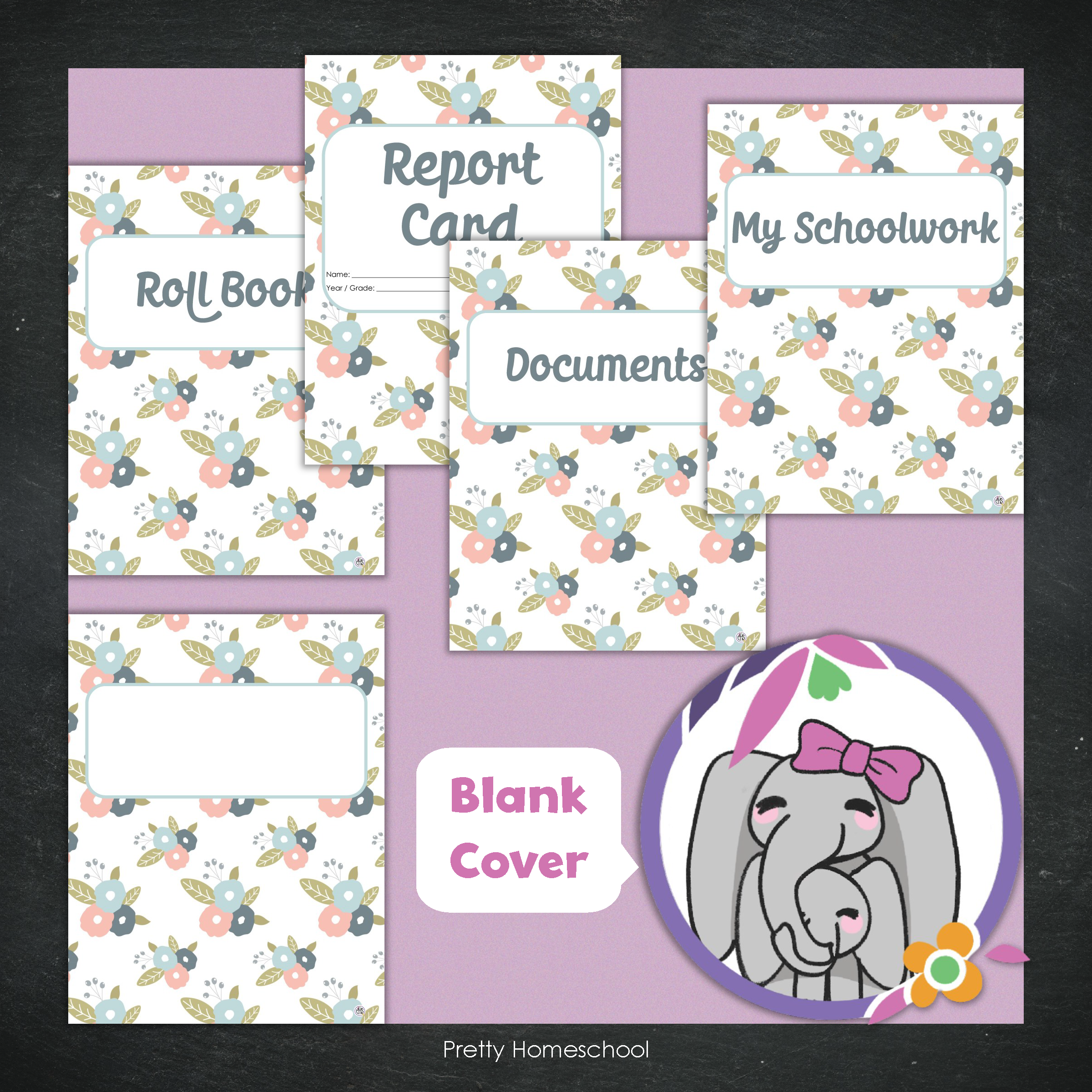 Printed Homeschool Portfolio 2025–2026 | Record Keeping & End-of-Year Binder for Homeschool Organization