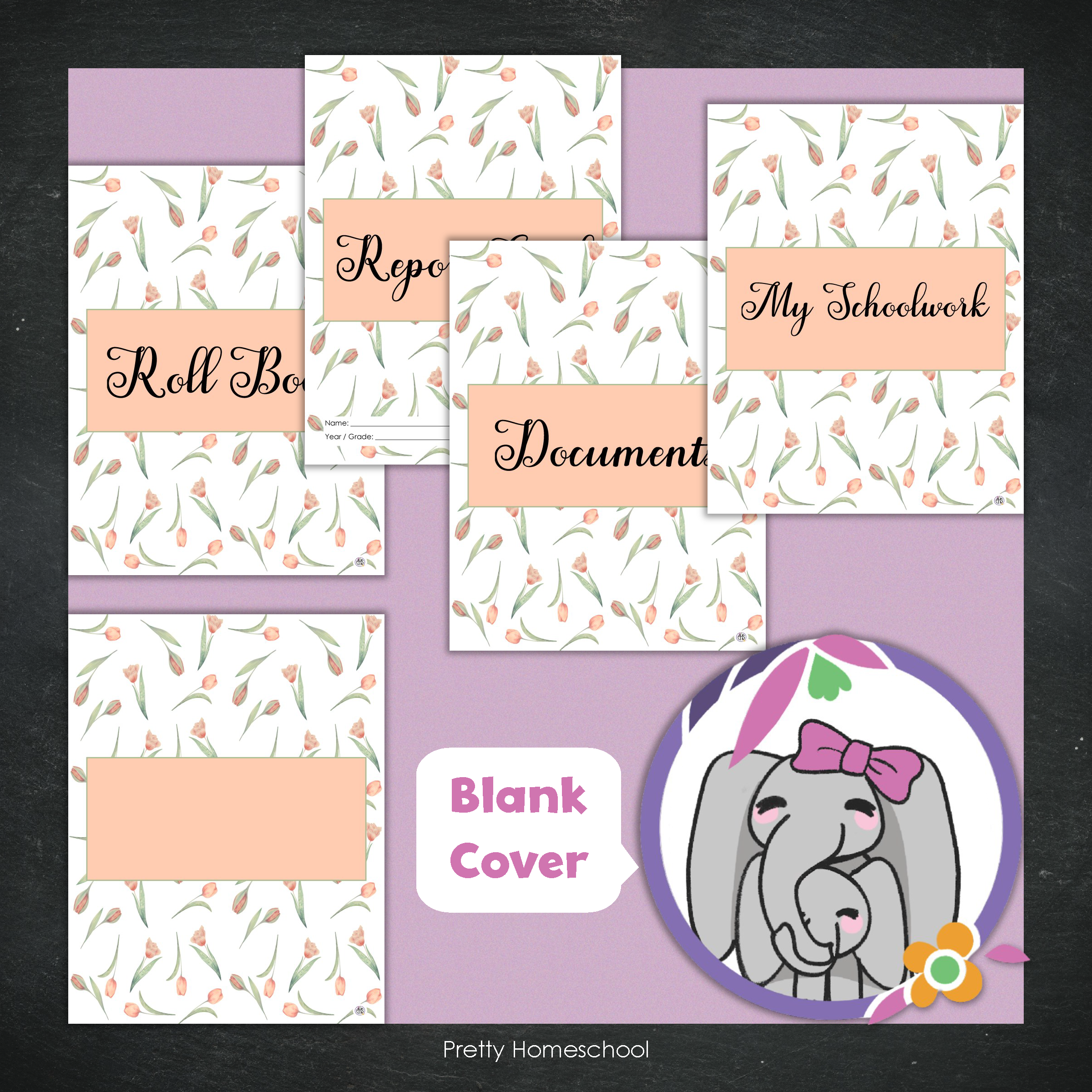 Printed Homeschool Portfolio 2025–2026 | Record Keeping & End-of-Year Binder for Homeschool Organization
