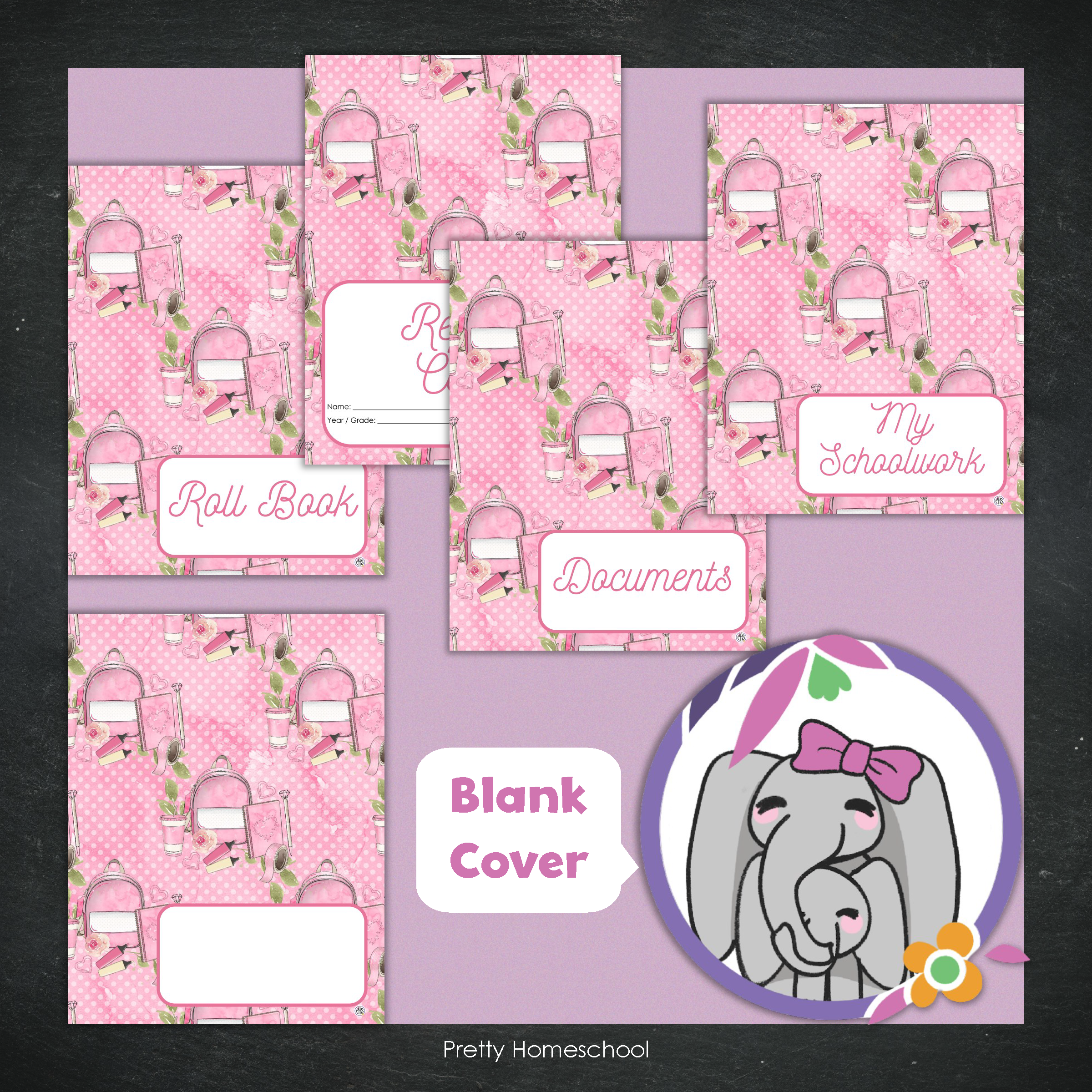 Printed Homeschool Portfolio 2025–2026 | Record Keeping & End-of-Year Binder for Homeschool Organization