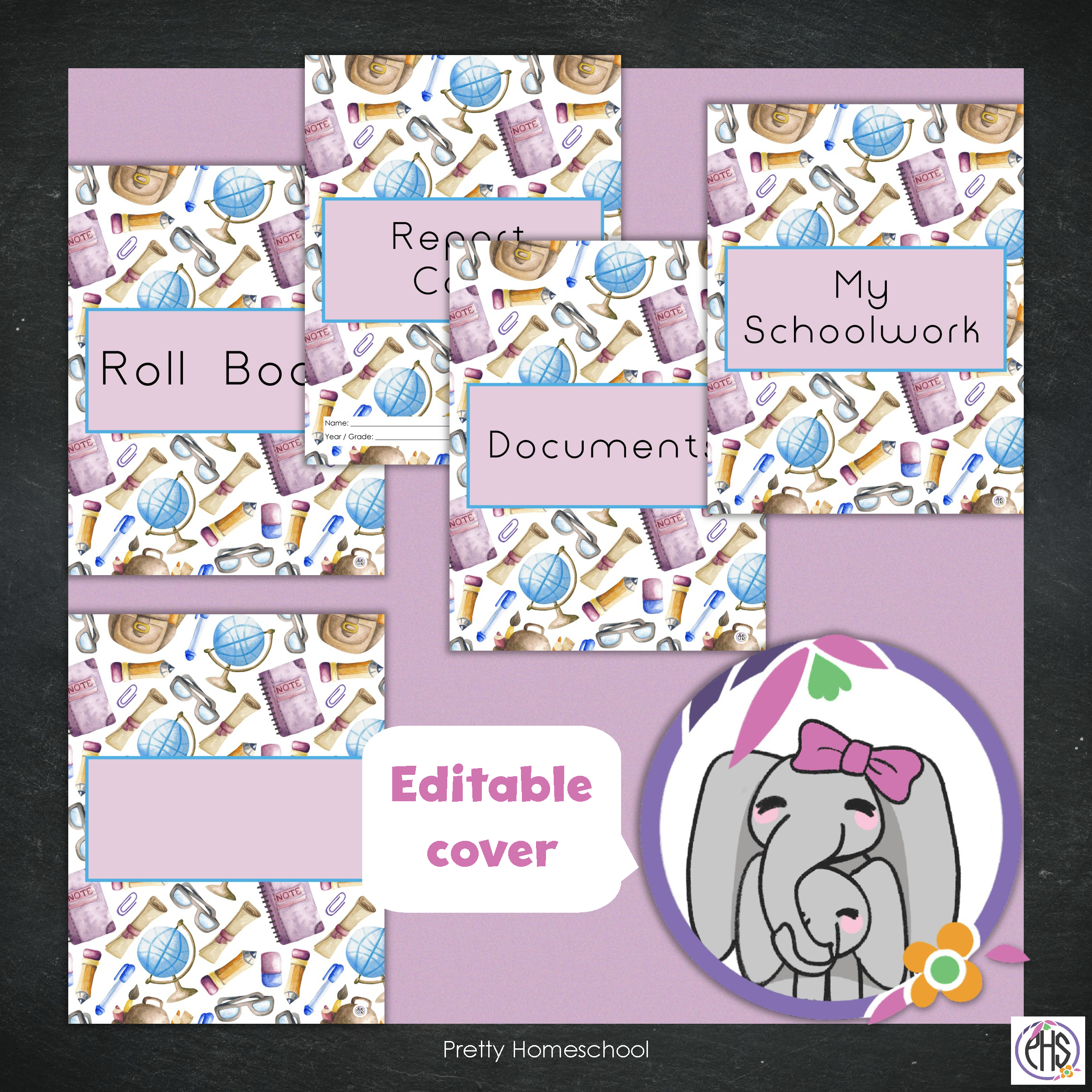 Printable Homeschool Portfolio 2025–2026 | End-of-Year Homeschool Binder | Homeschool Record Keeping