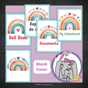 Printed Homeschool Portfolio 2025–2026 | Record Keeping & End-of-Year Binder for Homeschool Organization