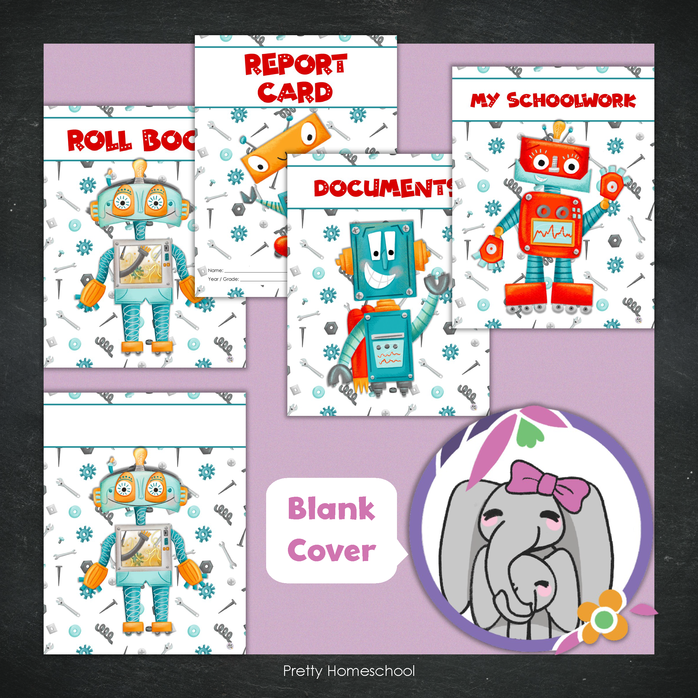 Printed Homeschool Portfolio 2025–2026 | Record Keeping & End-of-Year Binder for Homeschool Organization