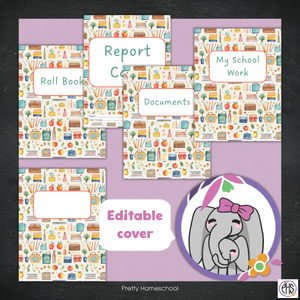 Printable Homeschool Portfolio 2025–2026 | End-of-Year Homeschool Binder | Homeschool Record Keeping