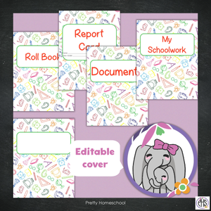 Printable Homeschool Portfolio 2025–2026 | End-of-Year Homeschool Binder | Homeschool Record Keeping