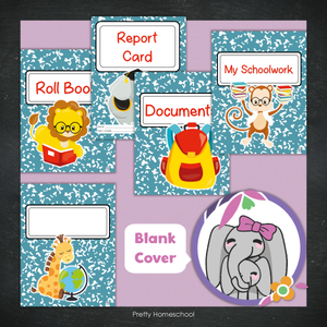 Printed Homeschool Portfolio 2025–2026 | Record Keeping & End-of-Year Binder for Homeschool Organization