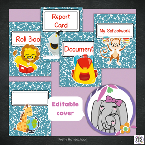 Printable Homeschool Portfolio 2025–2026 | End-of-Year Homeschool Binder | Homeschool Record Keeping
