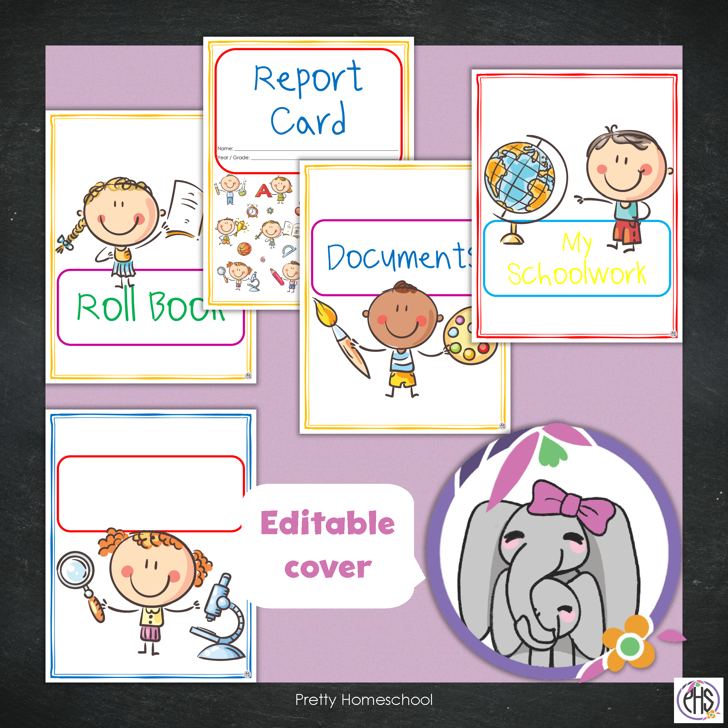 Printable Homeschool Portfolio 2025–2026 | End-of-Year Homeschool Binder | Homeschool Record Keeping