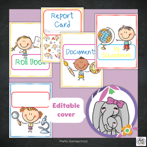 Printable Homeschool Portfolio 2025–2026 | End-of-Year Homeschool Binder | Homeschool Record Keeping